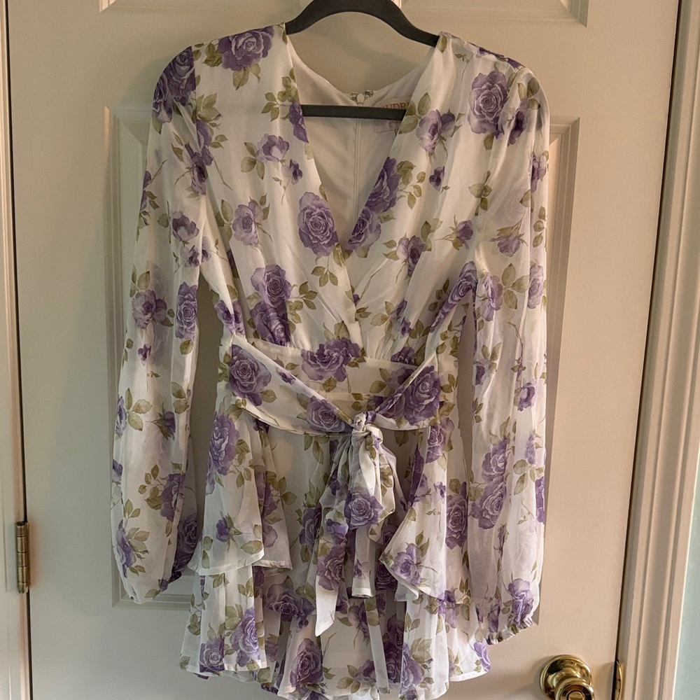 Floral Wrap Romper